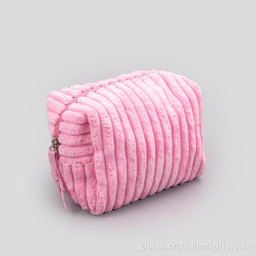 Plush Pink Cosmetic Bag